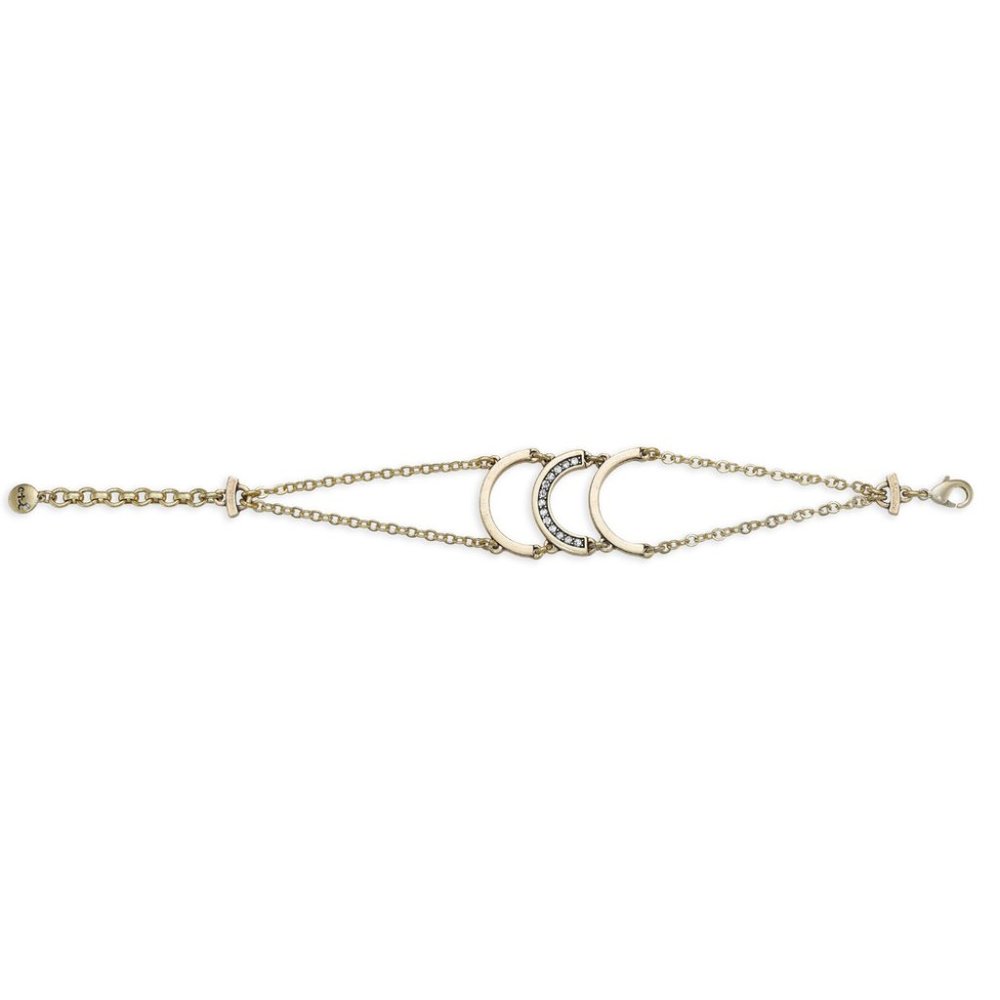 C+I Lunette Triple Crescent Bracelet